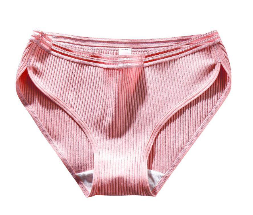 threaded cotton underwear