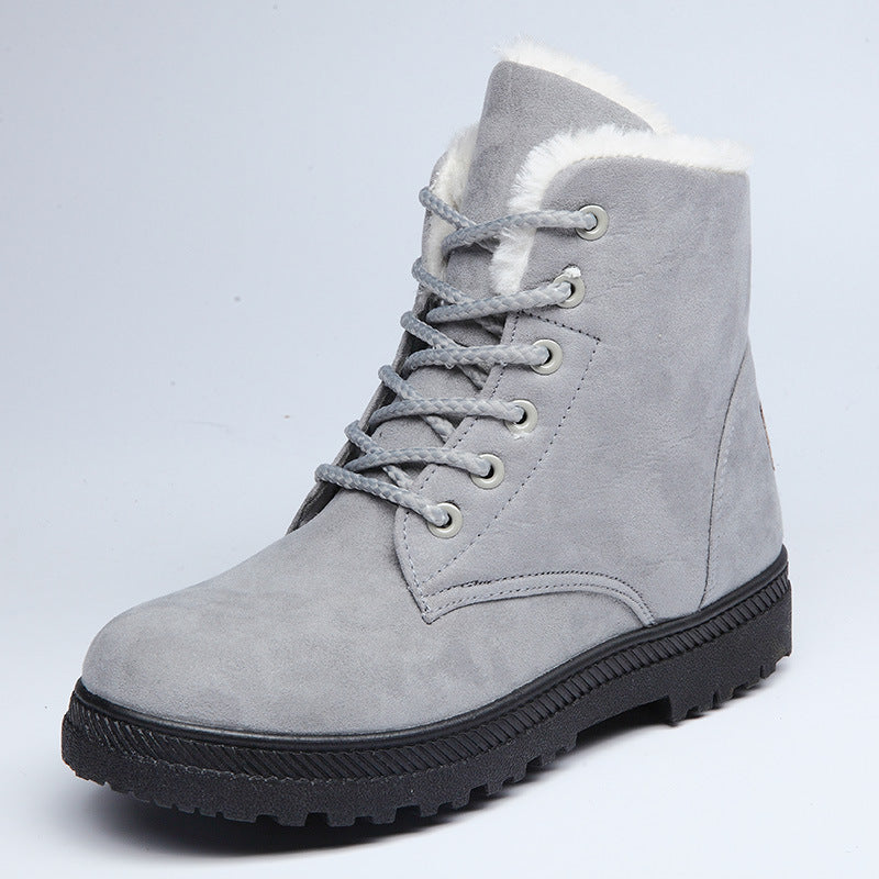 Winter Snow Boots With Warm Plush Ankle Boots For Women