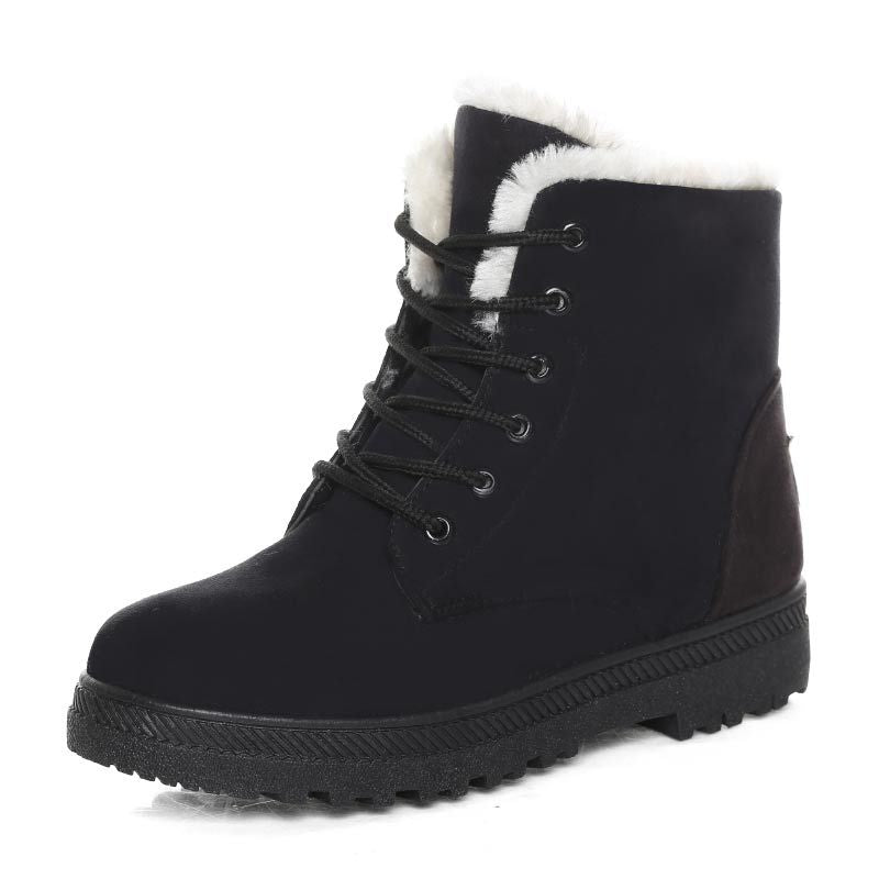 Winter Snow Boots With Warm Plush Ankle Boots For Women