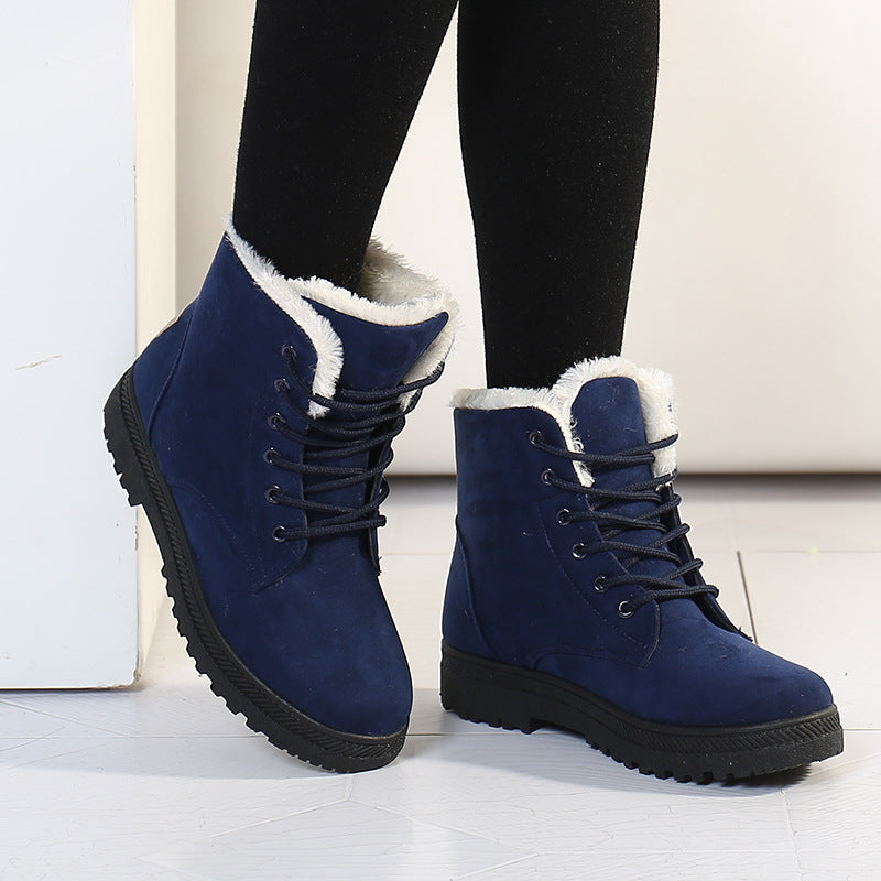 Winter Snow Boots With Warm Plush Ankle Boots For Women