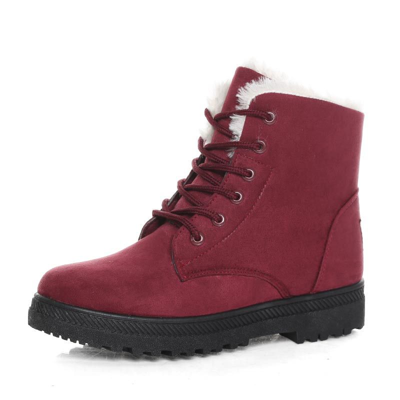 Winter Snow Boots With Warm Plush Ankle Boots For Women